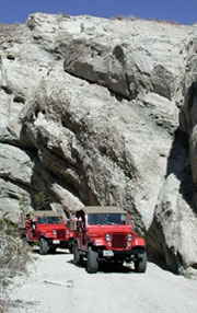 2 Jeeps on Fault Line